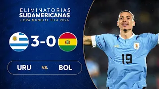 URUGUAY vs. BOLIVIA [3-0] | RESUMEN | ELIMINATORIAS SUDAMERICANAS | FECHA 6