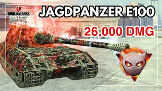 [Big Boss] Jagdpanzer E100 26,000 Damage • WOT Blitz •