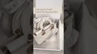 Unboxing the Small Lady D-Joy from Dior (lovely in latte 🤍) #diorunboxing #diorbag #luxuryhandbags