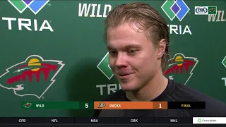 Mikael Granlund: "We're playing a lot better with the puck"
