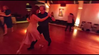 Fernando Jorge e Alexandra Baldaque -Tango La cumparsita 1-1-2023 - Milonga Lição de Tango