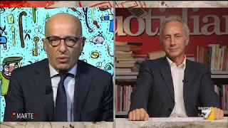 Renzi e la giustizia: il confronto tra Marco Travaglio e Alessandro Sallusti