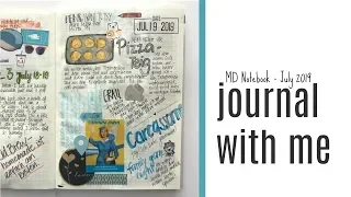 Midori MD A5 notebook: journal with me 01 * I'm finally back!