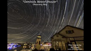 Geminids Meteor Shower Time Lapse