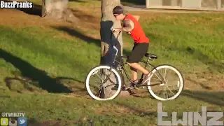 TOP 5 Bait Bike Pranks!!!!! Guy breaks Arm!!