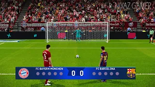 PES 2021 | Bayern Munich vs Barcelona | Penalty Shootout | UEFA Champions League | Gameplay PC