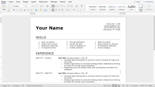 How to Make an Easy Resume in Microsoft Word (latest)