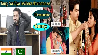 kartik and sirat funny and cute Romatic moments|yeh reshta kya kehlata hai |Pakistani new reaction