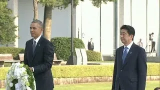President Obama, Japanese Prime Minister Abe make historic visit to Pearl Harbor