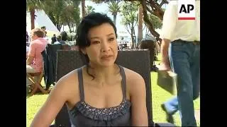 China Earthquake reactions from Cannes