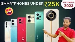 Top 5 Best 5G Smartphones Under ₹25000 🔥 | Budget September 2023 ⚡