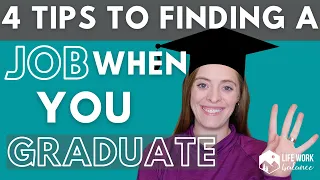 NEW GRADUATES OR RECENT GRADS! 4 Tips on How to Get Your First Job Out of College or University