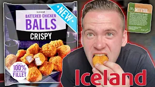 Better than a Chinese takeaway?... I Eating Iceland's *NEW* Crispy Battered Chicken Balls!!