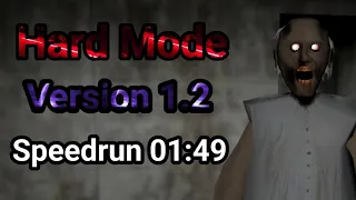 Granny v1.2 - Hard Mode Speedrun In (01:49) WR