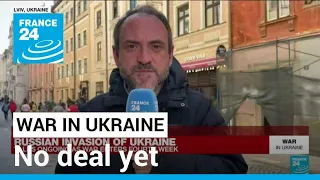 Kremlin says talks with Ukraine continue, no deal yet • FRANCE 24 English
