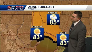 Mainly sunny and warm Thursday