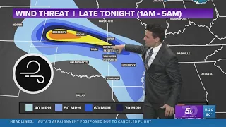 Tracking wind storms tonight across Arkansas, Kansas, and Oklahoma