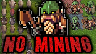 Waging War Without Mining in Dwarf Fortress