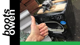 Tumble Dryer Smash | I fitted a washing machine motor to a tumble dryer | Dryer eats its own motor