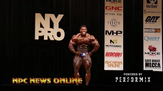 Nathan De Asha 2018 IFBB NY Pro Men's Bodybuilding Winner Posing Routine