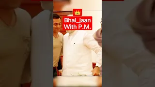 Salman Khan With PM Modi.  #pmmodi #salmankhan  #narendramodi