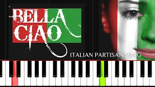 BELLA CIAO  Piano Tutorial  EASY Piano Tutorial