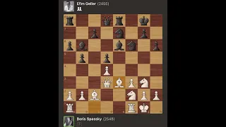 Boris Spassky vs Efim Geller | Tbilisi - Georgia, 1959