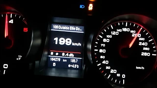 Acceleration audi a5 3.0 tdi tuned 300 hp 0-200 KM/H stage 1