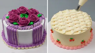 How To Make Cake Decorating Tutorials for Beginners | Homemade cake decorating ideas