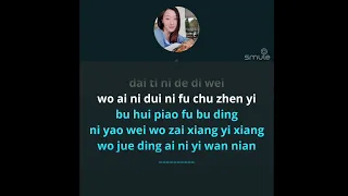 karaoke ai ni yi wan nian (remix) smule
