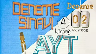 AÇI YAYINLARI 2023 AYT GENEL DENEME 2 30-40. SORU GEOMETRİ ÇÖZÜMLERİ (KOD:13002)