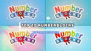 TOP 20 Numberblocks REMAKE Intro Songs in MAY , 2022