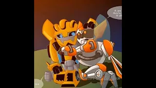 По просьбе подписчика Эдит Бамблби #transformers #rescuebots #бамблби