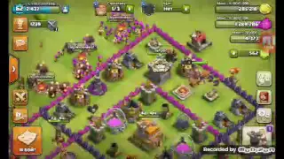 ФАН-АТАКА CLASH OF CLANS;КОРОЛЬ ВАРВАРОВ 3 ЛВЛ ПРОТИВ КОРОЛЯ ВАРВАРОВ 1 ЛВЛ