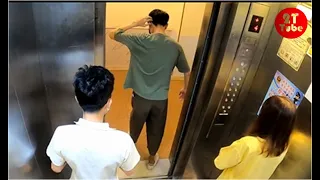 2T Asia Elevator Prank #21 (Eng Sub)