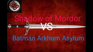 Video Game Versus: Shadow of Mordor vs Batman Arkham Asylum.