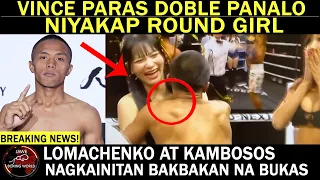 BREAKING NEWS: Vince Paras Tinalo Ang Former World Champion Hiroto Kyoguchi,Nanyakap Ng Round Girl