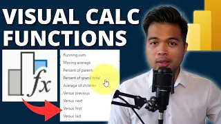 VISUAL CALCULATION TEMPLATE FUNCTIONS // How to use these built-in templates in Power BI