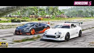 FH5 INSANE DRAG RACE! CHARGER, SUPRA, 917LH, JESKO, VALYRIE, CHIRON, APOLLO, KTM, LUCID, BATTISTA