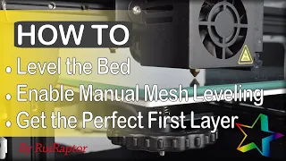 HOW TO Level your 3D Printer´s BED Like a PRO / Mesh Bed Leveling