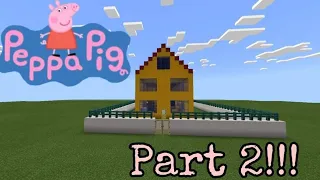 How to Make Peppa pig's House on Minecraft Part 2