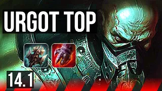 URGOT vs RIVEN (TOP) | 8/2/5, Dominating | BR Diamond | 14.1