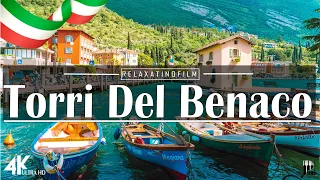 Beautiful Torri Del Benaco 4K • Relaxing Italian Music, Instrumental Romantic • Video 4K UltraHD