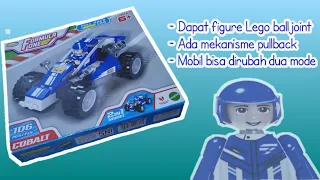 UNBOXING dan MERAKIT MOBIL LEGO F1 2in1 30rb-an