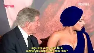 LEGENDADO PT-BR: Lady Gaga & Tony Bennett - Conferência "Cheek to Cheek" em Bruxelas