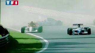 Ayrton Senna Saves Erik Comas 1992 Belgian Grand Prix Restored Footage  4K, 60fps, AI Enhanced