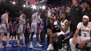LBJ WAS IN SHOCK AFTER AD UNLEASHED HIMSELF  VS KNICKS! WILD SEQUENCE! THEN THIS HAPPENED!