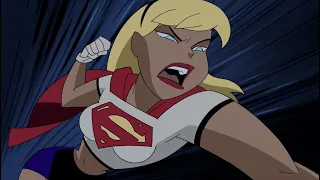 Supergirl - All Fight Scenes | Justice League Unlimited