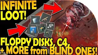 INFINITE LOOT (FLOPPY DISKS, C4, MORE!) from THE BLIND ONE - Last Day On Earth Survival Update 1.8.1