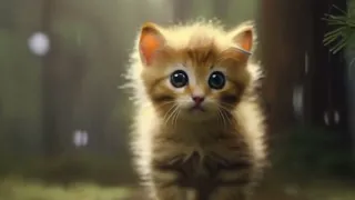 😺 cute kitten got rained on - poor cute kitten - nature sound rain 💦.